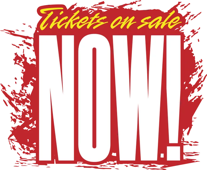 Tickets on sale now video overlay